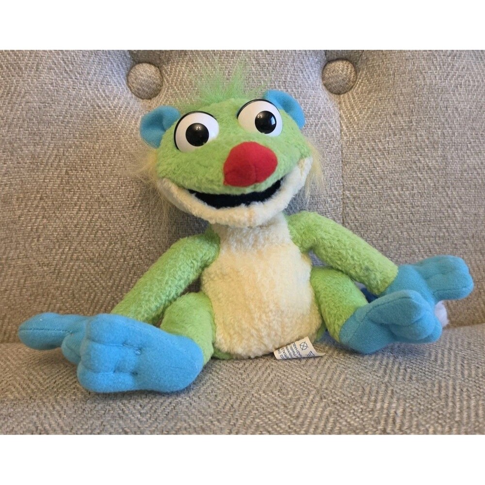 Vintage Bear In The Big Blue House TREELO Mattel Star Bean Soft Beanie Toy 90's